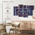 thumbnail image 4 of Elephant Stock Optometrist Trial Frames Wall Art - Horizontal Multi Panel Canvas - Living Room Wall Decor - Profession Multi Panel - Blue And White Decor - 30" x 18", 4 of 4