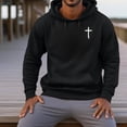 thumbnail image 3 of Jesus Is the Way the Truth the Life Hoodie – Christian Cross Hoodie, Inspirational Bible Verse Sweatshirt, Faith Gift for Men & Women, Unisex Religious Apparel, 3 of 6
