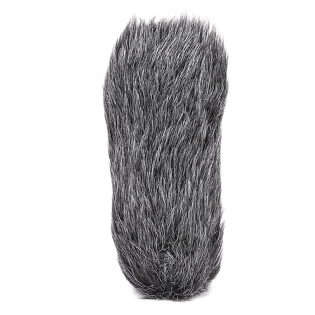 Parabrisas de micrófono peludo para grabadora de exteriores RODE VideoMic GO.
