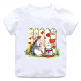 thumbnail image 3 of Lindo erizo dibujos animados animales niños algodón camisetas divertidas bebés niños camiseta divertida verano niños manga corta tops niñas ropa, 3 of 5