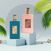 Ameer Al Arab Imperium & Ameerat Al Arab Prive Rose - Eau de Parfum Sprays 100ml (3.4 oz) by Asdaaf (Bundle)