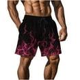 thumbnail image 5 of Men's Casual Shorts 7" Lightweight Golf Shorts for Men Stretch Quick Dry Breathable Work Shorts with Pockets Pink XXXL, 5 of 6
