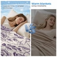 thumbnail image 2 of Purple Spring Floral Cooling Blanket, Lightweight Breathable Summer Throw Blanket with Double Sided Cold Effect, Summer Botanical Farmhouse Picnic Beach Blankets Bed Sheet for Hot Sleepers 30"x40", 2 of 8