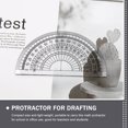 thumbnail image 2 of SHISUYAN 10pcs Plastic Protractors Math Protractor Angle Measurement Tools 180 Degree Protractors for Students, 2 of 9