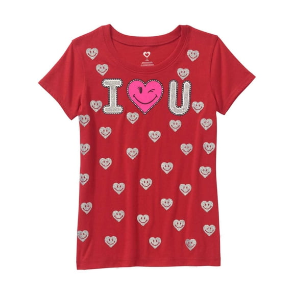 Girls' Short Sleeve Graphic Tee I You