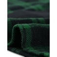 thumbnail image 5 of INSPIRE CHIC Blusa clásica a cuadros con botones y cuello de manga larga para mujer Verde XS, 5 of 5