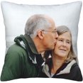 thumbnail image 1 of AVEKI Custom Personalized Photo Throw Pillow Covers - Add Your Favorite Picture Text, Customized Birthday, Pet Photo, Wedding Love Family Keepsake, Double Sided Design (12 "x12) A0514, 1 of 7
