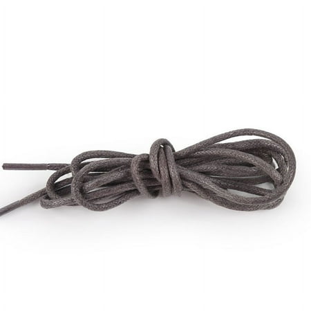 

Round Waxed Solid Color Shoelaces Shoes Strings Boot Sport Shoe Laces Cord