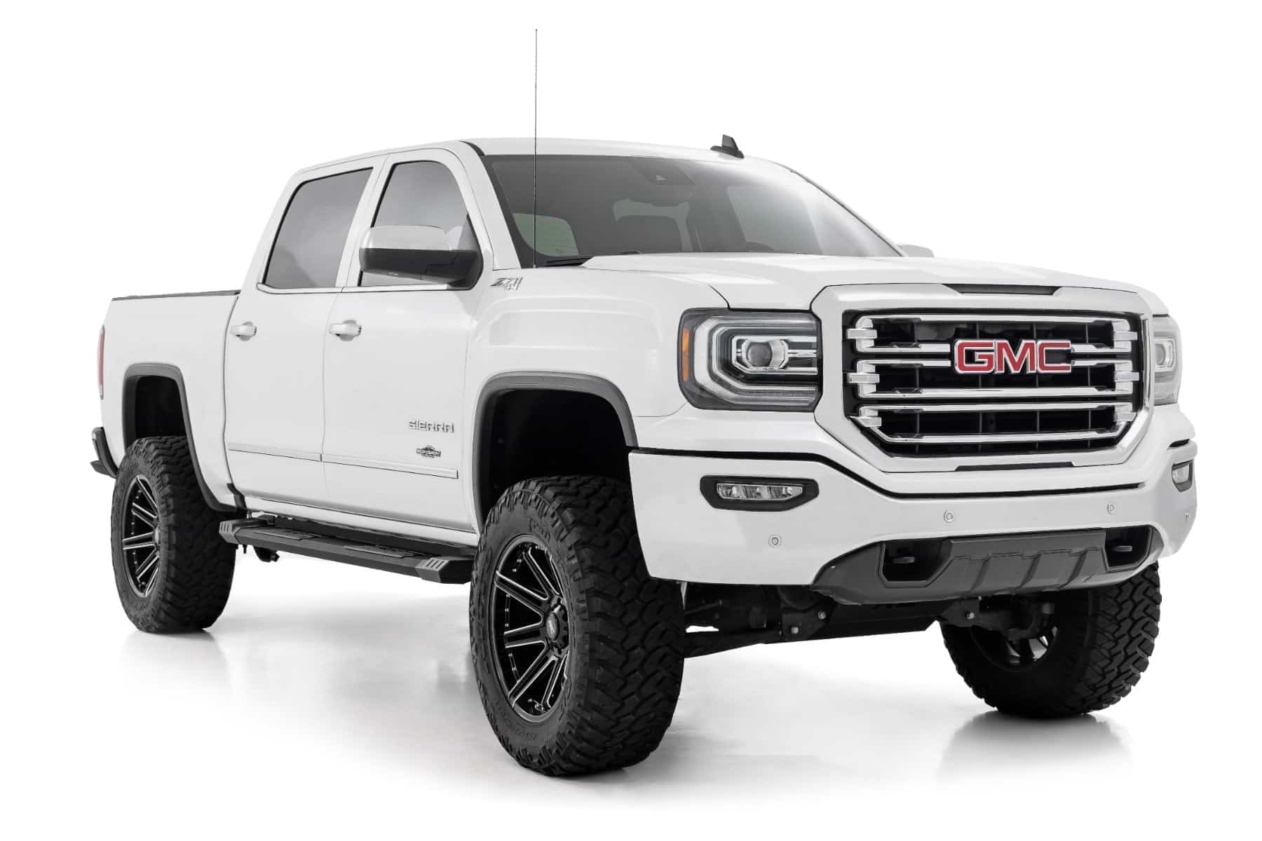 Rough Country HD2 Running Boards for 07-18 Chevy/GMC 1500 | Crew Cab- SRB071785A