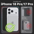 thumbnail image 2 of Vena For Apple iPhone 17 Pro / iPhone 18 Pro Case Magsafe, Magnetic Shockproof Translucent Back Slim Protective Phone Case, Blue, 2 of 7