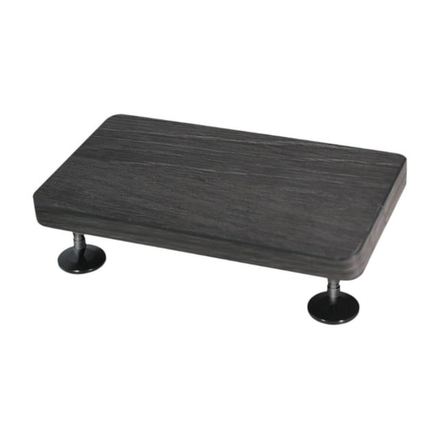 Soporte de madera para altavoces de escritorio, ahorra espacio y es resistente. Negro S