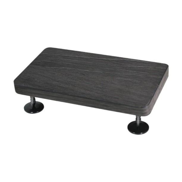 Soporte para monitor de audio de escritorio, estable, antideslizante, resistente, soporte para amplificador de altavoz. Negro S