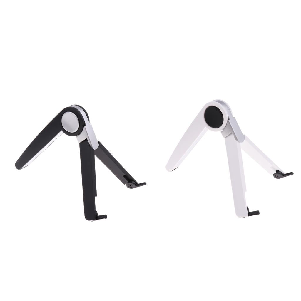 LeeQinersw Aluminum Adjustable Foldable Stand Holder Tripod Laptop Tablet#1 Black