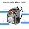 thumbnail image 3 of Mochila transportadora para mascotas COVONO expandible para gatos y perros, 8 kg, 3 of 7
