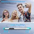 thumbnail image 7 of Hidden Series Designed for iPhone 13 Pro Case 5G, [Heat Dissipation] [No Fall-Off Kickstand] 360°Metal Ring,Military Grade Shockproof Phone Case for iPhone 13 Pro 6.1 Inch, Silver, 7 of 7