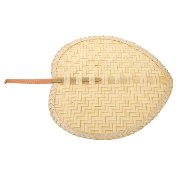 Raindrops Woven Hand Fan Portable Summer Fan Handheld Woven Bamboo Woven Fan Cooling Fan