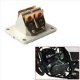 thumbnail image 2 of 2X Intake Reed Valve Assy Air System Spare Parts for DT125 RS125 Motorcycle Air Inlet Device Two Stroke 125CC,2 x Intake Reed Valve,silver & gold, 2 of 5