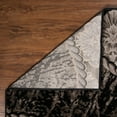 thumbnail image 5 of Jewel Ybor Brown & Black 5' x 7'6" Area Rug, 5 of 5