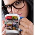 thumbnail image 2 of 3dRose, Asia, China, Hong Kong. Neon signs in the streets - AS09 JEG0030 - Julie Eggers, 11oz Two-Tone Blue Mug, 2 of 7