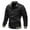 Black, variant on Bcfgryg Male Autumn And Winter Stand Collar Casual Baseball Solid Color Tops Coat Breathable Casual Jackets For Men Hiking