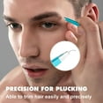 thumbnail image 7 of EXLEAF 2026 New Tweezers Set, Tweezers for Women Facial Hair - Professional Stainless Steel Tweezers for Eyebrows - Great Precision for Facial Hair, Splinter and Ingrown Hair Removal (White), 7 of 7