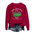 thumbnail image 3 of Well Paint Me Green And Call Me A Pickle Because I'm Done Dillin’With You People Sweatshirts for Women Pullover Tops, 3 of 7