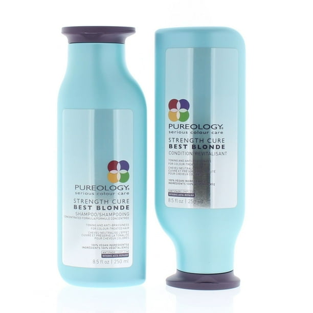Pureology Hair Care Strength Cure Best Blonde Shampoo And Conditioner 8 5oz Combo Walmart Com Walmart Com