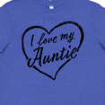 thumbnail image 4 of Inktastic I Love My Auntie in Black Chalk Heart Youth T-Shirt, 4 of 5