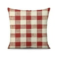 thumbnail image 2 of Red Buffalo Plaid Lattice Christmas Throw Pillows Cover Modern Throw Pillow Case 2 Pieces Christmas Throw Cushion Case for Couch Sofa Bed Farmhouse, 2 of 7