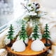 thumbnail image 5 of 1 Juego de modelos de iglú, modelos de casas de hielo, figuras de iglú, Mini árboles de Navidad, juego de simulación, decoraciones navideñas, 5 of 5