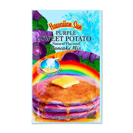 Purple Sweet Potato Hawaiian Sun Pancake Mix From Hawaii 6 Ounce