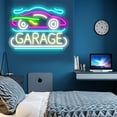 thumbnail image 2 of CADODIS Gamer Car Neon Sign Gaming LED Light Gaming Wall Decor for Boys Room USB Powered Dimmable Sign Teen Kids Gift, 2 of 5