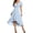 #65Light Blue, variant on Summer Dresses for Women 2026, Chiffon V-Neck Ruffle Sleeve High Low Dress, Flowy A-Line Formal Sundress Light pink S