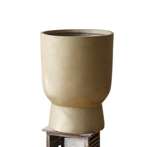 Macetas de piso Macetas con forma de copa de cemento Macetas grandes y simples de color sólido Plantas verdes Floricultura Macetas for dormitorio / estudio / sala de estar