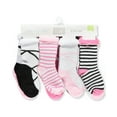 thumbnail image 2 of Hudson Baby Infant Girl Cotton Rich Newborn and Terry Socks, Swan, 12-24 Months, 2 of 2