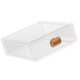 thumbnail image 1 of Storage Box with Drawers Jewelry Sundries Cases Desktop Storage Transparent Pet Material Easy Open and Close 1Pcs, 1 of 4