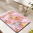 thumbnail image 3 of Rose Gold Abstract Marble Dish Mat Absorbing Drying Mat for Kitchen Counter Folding Bar Mats for Shop Counter 18x24 Inches, 3 of 7