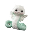 thumbnail image 4 of Fancyes 2025 Spring Festival Ceramic Snake Statue Small Sculpture 3.3x3x4inch Cute Shelf Decoration for Car Dashboard Decor Versatile Green, 4 of 8