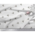 thumbnail image 3 of Soimoi Cotton Duck Fabric Dot & Owl Bird Print Fabric by The Yard 56 Inch Wide, 3 of 3