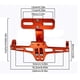 thumbnail image 3 of Motorbike License Number Plate Bracket Adjustable Motorcycle Rear License Plate Frame Holder Scooter Metal Plate Frame Silver, 3 of 4