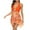 Orange, variant on Utoimkio Womens Swimsuits Tummy Control Bathing Suits One Piece Swimsuit Flowy Swimwear Swimdress with Bottom Swim Suit