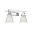 thumbnail image 3 of Trade Winds Lighting 2-Light Bathroom Vanity Light In Chrome, 3 of 5