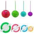 thumbnail image 1 of Pom Pom Maker, 4 Size Pom Pom Maker Pom Pom Knitter Needlework Yarn Knitting Tool DIY Kit (4), 1 of 5