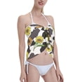 thumbnail image 4 of Disketp Black Cow Print Women Swimsuit Cover Up Short Chiffon Summer Beach Sarong Bikini Wrap Skirt Bathing Suit, 4 of 7