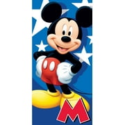 Towel - Disney - Mickey Mouse Velour Beach New 007088