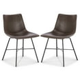thumbnail image 2 of Poly & Bark Paxton Dining Chair in Brown (Set of 2), 2 of 10