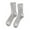 Grey, variant on 12 Pairs Women Crew Socks Plush Cable Knit Thick Warm Mid Calf Sock,Green,One Size