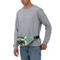 Tebeau Bull Charging Through Waves Print Adjustable Waist, Durable