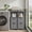 Gray set of 2, variant on Walsunny Bathroom Storage Cabinets Floor Cabinet Organizer Freestanding Narrow Cabinet with Drawer Open Shelf for Bathroom Laundry White