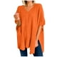thumbnail image 2 of Suéter de cuello en V para mujer, abrigo de punto con mangas, jersey de cuello liso, suéter holgado, suéter tipo capa, suéter para mujer, 2 of 7